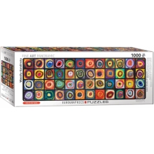 EUROGRAPHICS 6010-5443 COLOR STUDY OF SQUARES PANO PUZZLE 1000 PIEZAS