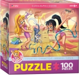 EUROGRAPHICS 6100-0415 GO GIRLS GO ! GYMNASTICS PUZZLE 100 PIEZAS