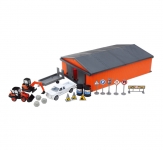 NEWRAY 33223 77700-07897 KUBOTA CONSTRUCTION SET W MACHINE SHED