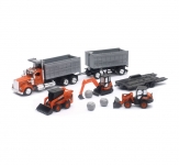 NEWRAY 33373 77700-08701 KUBOTA CONSTRUCTION VEHICLE W DUMP TRUCK SET