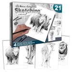 ROYAL AVS-SME214 3T 4 PC SKETCHING ZOO ANIMAL B