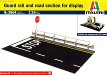 ITALERI 3864 GUARD RAIL AND ROAD SECTION FOR DISPLAY