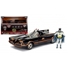 JADA 30873 1:24 1966 TV SERIES BATIMOVIL CON BATMAN Y ROBIN METAL KIT