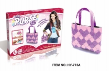 GIRLS CREATOR HY 775A DIY PURSE PURPLE+PINK