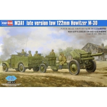 HOBBYBOSS 84537 M3A1 LATE VERSION TOW 122MM HOWITZER M 30 1:35