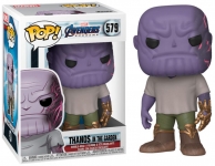 FUNKO 45141 POP MARVEL ENDGAME CASUAL THANOS W GAUNTLET