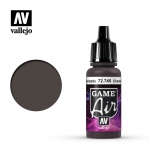 VALLEJO 72745 GAME AIR 745-17ML CHARRED BROWN MARRON CARBONIZADO