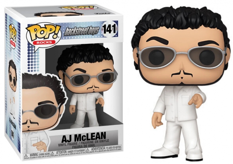 Funko Pop Rocks: Backstreet Boys – AJ McLean – Vinile Da Collezione 10 Cm