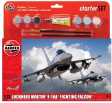 AIRFIX 55312 LARGE STARTER SET  F 16 FIGHTING FALCON 1:72 SCALE