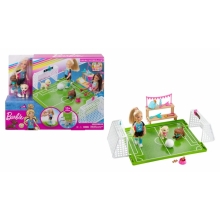 MATTEL GHK37 BARBIE DREAMHOUSE ADVENTURES CHELSEA FUTBOL CON PERRITOS