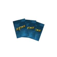 GAMEGENIC GG1003 GG KEYFORGE PRINTED SLEEVES BLUE