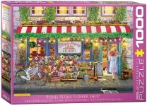 EUROGRAPHICS 6000-5518 PLUSH PETALS FLORIST NORMAND PUZZLE 1000 PIEZAS