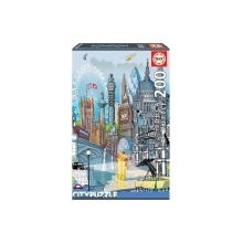 EDUCA 18470 PUZZLE 200 PIEZAS LONDRES EDUCA CITY PUZZLE