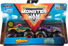 IMEX 6044943 MONSTER JAM VEHICULOS 1:64 PACK 2