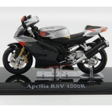 MAGAZINE 4110103 1:24 APRILIA RSV 1000R SILVER BLACK