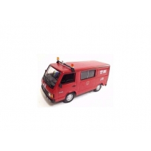 MAGAZINE FIRE801 1:43 MERCEDES BENZ MB180 BOMBEROS FIRE BRIGADE ZARAGOZA RED WHITE