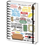 SMARTCIBLE SR73241 LIBRETA FRIENDS THE ONE WITH THE QUOTES FINSSERIE
