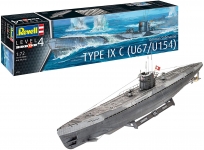 REVELL 05166 GERMAN SUBMARINE TYPE IX C U67 U154 1:72