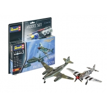 REVELL 63711 MODEL SET COMBAT SET ME262 & P 51B MUSTANG 1:72