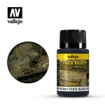 VALLEJO 73812 WEATHERING EFFECTS 40ML BARRO NEGRO DENSO