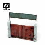 VALLEJO SC006 SCENICS PORTON DE MADERA 15X15CM