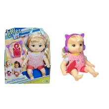 HASBRO E7176 BABY ALIVE LITLES CARRY N GO GIRL CABELLO RUBIO