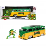 JADA 31786 1:24 1962 VW TMNT BUS W LEONARDO