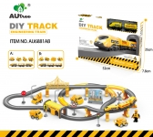 TRACK AU6881AB DIY TRACK ENGINEERING TRAIN ( 92PCS )