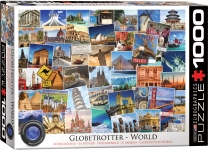 EUROGRAPHICS 6000-0751 GLOBETROTTER WORLD PUZZLE 1000 PIEZAS