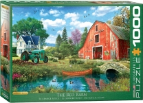 EUROGRAPHICS 6000-5526 THE RED BARN BY D DAVISON PUZZLE 1000 PIEZAS