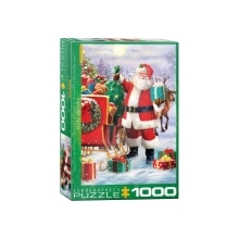 EUROGRAPHICS 6000-5639 SANTA WITH SLED BY SIMON TREAD PUZZLE 1000 PIEZAS