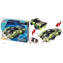 QIHUI 8020 TECH BRICKS R C SPORTSCAR 2 IN 1 335 PCS 4CH BATTERY NOT INCLUDED