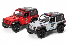 KINSMART 5412DPR 5PULG JEEP WRANGLER POLICE FIREFIGHTER EDITION 2018