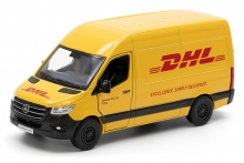 KINSMART 5429D 5PULG MERCEDES BENZ SPRINTER DHL EDITION YELLOW