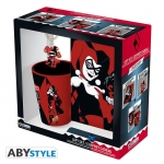 ABYSSE ABYPCK164 DC COMICS PCK MUG340ML + KEYRINGPVC + NOTEBOOK HARLEY QUINN