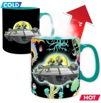 ABYSSE ABYMUG660 RICK & MORTY SPACESHIP HEAT CHANGE MUG