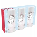 ABYSSE CHIS SWEET HOME - CHI 3-PC. GLASS SET