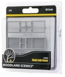 WOODLAND 2983 HO CHAIN LINK FENCE ( 8PCS )