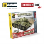 AMMO MIG JIMENEZ AMIG7900 SOLUTION BOX MINI 4BO RUSSIAN GREEN VEHICLES