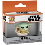 FUNKO 53044 POP KEYCHAINS THE MANDALORIAN - THE CHILD IN CANISTER BABY YODA