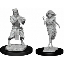WIZKIDS 90018 D & D NOLZURS MARVELOUS MINIATURES SATYR & DRYAD