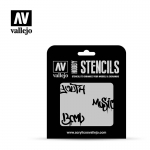 VALLEJO ST-LET003 STENCILS - GRAFITI CALLEJERO N 1