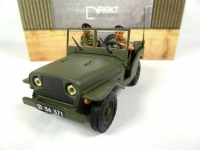 MAGAZINE MIL13C05 1:43 DELAHAYE VLRD 1942 INCLUDING 2 FIGURES MILITARY VEHICLES SERIES GREEN