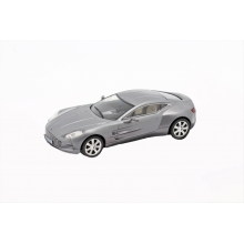 MAGAZINE SCAM77 1:43 2009 ASTON MARTIN ONE 77 GREY