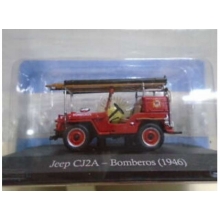 MAGAZINE SER11 1946 JEEP CJ2A BOMBEROS RED