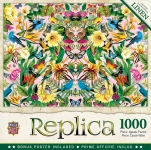 MASTERPIECES 72006 BLUE BIRDS PUZZLE 1000 PIEZAS W LINEN