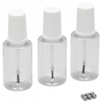 WAVE WAVOF-067 PLASTIC BOTTLE WITH BRUSH ( THIN BOTTLE / SMALL BRUSH )