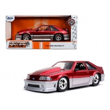JADA 32666 1:24 BTM 1989 FORD MUSTANG GT CANDY RED