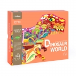 MIDEER MD3083 LARGE ANIMAL SHAPED PUZZLE DINOSAUR WORLD 280 PIEZAS