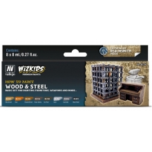 VALLEJO 80256 WIZKIDS PREMIUM SET - WOOD & STEEL
